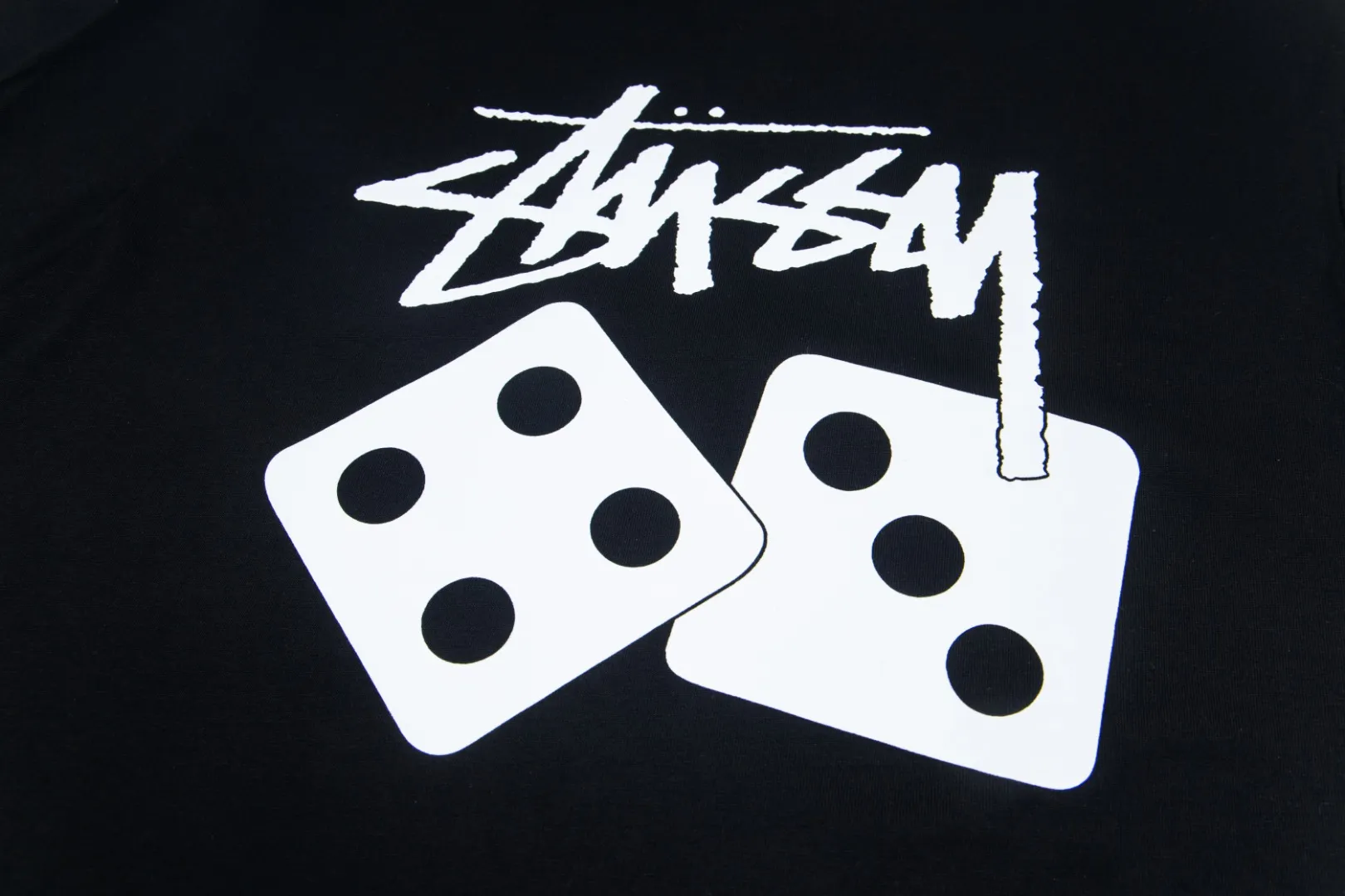 🔥 001# P55 （In Stock ） Stussy Series Classic Logo T Same Style ：Black White Size：S M L XL ： 260